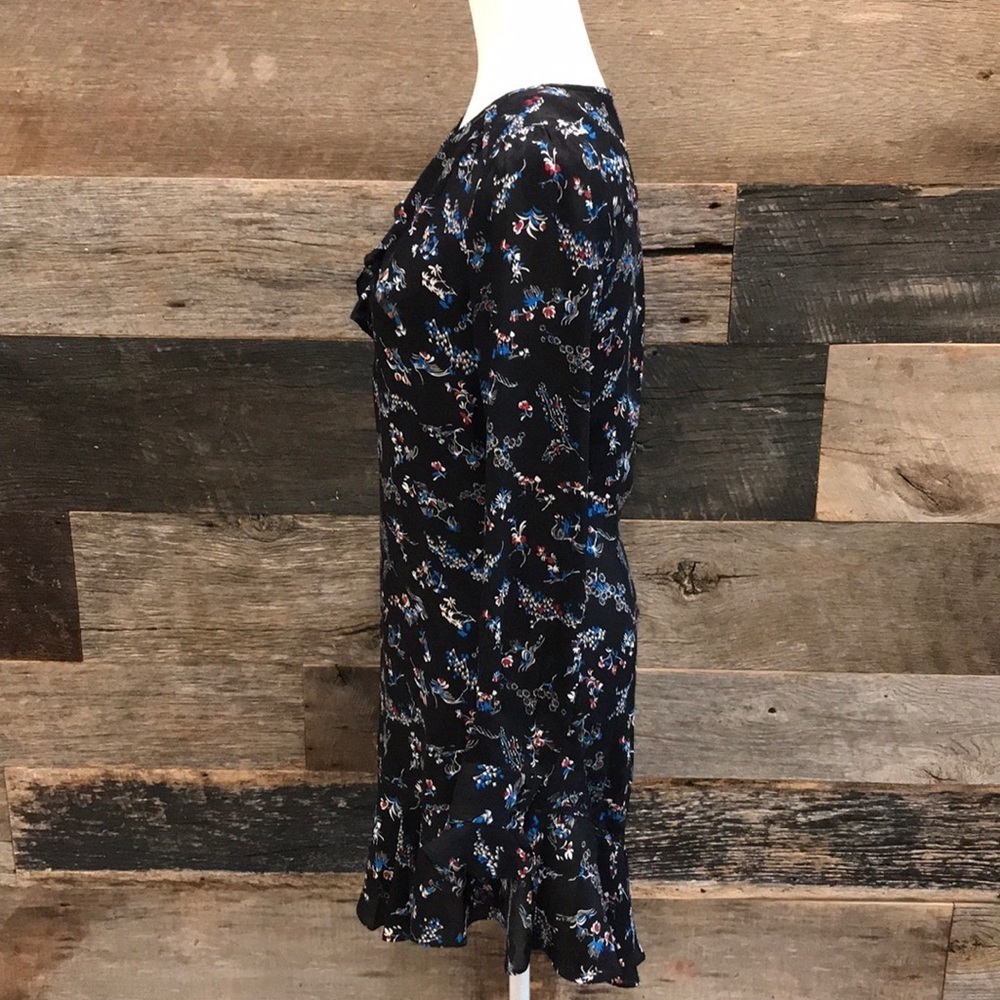 Veronica Beard Floral Print Silk Dress - Picture 10 of 10